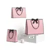 Bolsas de Regalo de Lujo Personalizadas, Bolsas de Compra de Lujo, Bolsas de Empaque para Regalo de Joyería, Bolsas de Cartón Blanco Grueso, Bolsos de Mano