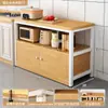 Cozinha rack multifuncional armário chão mesa de corte bancada multicamadas armário de armazenamento para micro-ondas armário lateral estreito