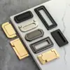 Tirador de Anillo Invisible para Puerta de Armario con Cajón sin Perforaciones, Tapa Blanda, Oscuro, Moderno y Sencillo