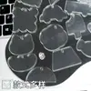 Una Variedad de Guka en Blanco Redondo Corazón Pegamento de Crema Hecho a Mano DIY Llavero Decorativo Joyería Acrílico