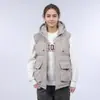Nuevo Chaleco de Algodón para Hombre Otoño/Invierno 2025, Chaleco con Capucha de Corte Holgado, Elegante y Moderno, Chaleco Cálido para Adolescentes