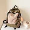 Mochila de Jardín de Infancia Dopamine, Mochila Infantil Ligera Estilo Coreano Color-Block, Bolsa Escolar para Estudiantes Fresca y Moderna para Exteriores