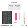Kit de Herramientas para Uñas Portátiles, Accesorios de Herramientas Portátiles, Tira Pequeña para Frotar, Palito con Algodón de Alcohol para Remover Esmalte de Uñas, Herramienta de Manicura con Pegamento de Gelatina Venta al por Mayor