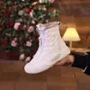 Novos Sapatos de Algodão do Nordeste para o Inverno de 2026, Botas Curtas Impermeáveis Antiderrapantes com Forro de Lã, Couro Macio Espessado, Confortáveis Botas de Neve de Pelo de Coelho para Mulheres