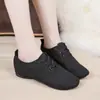 Botas de Jazz de Cano Alto Sapatos de Prática Sapatilhas de Ballet Étnicas Sapatos de Prática com Solado Macio Sapatos de Pole Dance Dança Moderna