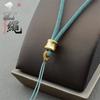 Cuerda para colgante de oro diy Colgante de jade ágata cuerda para colgante cuerda de collar negra Línea Milán cuerda roja seis palabras