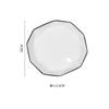 Juego de Vajilla de Cerámica Creativo Tazón de Cerámica Plato Geométrico de Diamante Tazón para Arroz Plato de Postre Plato para Fruta Desayuno