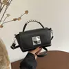 Bolso Hermoso, Fresco y Elegante, Bolso Cuadrado Pequeño de Estilo Coreano Simple para el Trabajo, Bolso Cruzado de Hombro Casual de Aspecto Caro