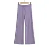 Pantalones Casuales de Pierna Ancha con Cordón, Favorecedores de Figura, Sexy, de Moda para Influencer, Pantalones de Yoga Holgados Adelgazantes, Color Sólido, Chica Dulce Picante