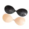 Parche Redondo para Pezones Strapless Invisible Transfronterizo Parche de Tela Brillante Transpirable de Silicona Látex Silicona Mango Sujetador Venta al por Mayor