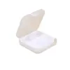 Pastillero de Viaje Cruz Cuatro Compartimentos Portátil Recargable Pequeño Mini Pastillero Organizador de Pastillas de 7 Días Estuche para Pastillas para Llevar