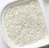 3x 6mm acrílico cor sólida transparente contas de amendoim ossinhos pequenos contas de arroz corrente para celular DIY colar pingente de joia