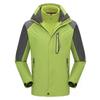 Chaqueta con Logo Estampado Ropa de Trabajo Forrada de Polar y Engrosada Tres en Uno Desmontable Chaqueta de Trabajo para Exteriores