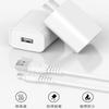 Cargador de teléfono móvil de carga rápida 2A certificado 3C para Huawei Honor Xiaomi vivoppo Apple cargador cable de datos