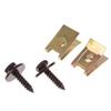 40 Piezas Tornillos de Fijación Decorativos para Coche con Cabeza Hexagonal Autorroscantes 07147129160 Clavos para Parachoques para Carrocería de Coche
