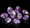 Cuentas Sueltas de Amatista Lavanda Natural en Forma de Corazón, Cuentas Espaciadoras de Corazón Transparente Color Melocotón Morado Claro, Accesorios para Manualidades con Cuentas Hechos a Mano, Venta al por Mayor desde el Fabricante