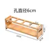 Estante de madera para condimentos transfronterizo Botella de condimentos para cocina doméstica Formato secundario Péndulo Sala de estar Escritorio Estante de vino de madera maciza
