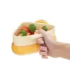 Cesta de Drenaje con Ventosa con Colador de Fregadero Triangular Tipo Prensa para Cocina del Hogar, Malla Filtrante para Separar Residuos de Comida