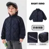 Jaqueta de Algodão para Meninos Europeus de Direita Top de Inverno Roupas Quentes para Meninos Novas Roupas Infantis Jaqueta Espessa para Crianças Bebê Roupas de Inverno