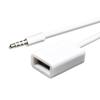 Cabo de áudio auxiliar do carro para usb usb para 3,5 milímetros cabo de áudio do carro OTG carro 3,5 milímetros cabo adaptador