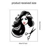 Sexy hermosos labios rojos belleza negro personalidad pegatinas de pared dormitorio sala de estar estudio de peluquería decoración de pared de fondo
