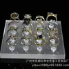 Soporte de Exhibición de Joyería de Acrílico Soporte para Anillos Accesorios de Joyería Estante de Almacenamiento Soporte para Anillos Caja para Anillos Acrílico Importado