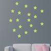 YG225 Pegatina de estrella luminosa creativa de dibujos animados para decoración de pared de habitación infantil, pegatina de pared fluorescente autoadhesiva, poste luminoso DIY