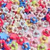 Señorita Oso de Flores Mixtas DIY Pasador para el Cabello Joyería Decorativo Marco de Fotos Espejo Plegable Funda para Teléfono Material de Resina para Accesorios