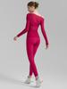 Traje de Yoga de dos piezas Primavera y Verano Nuevo Malla Deseo Puro Blusa Deportiva Línea Sin Vergüenza Ropa de Yoga Leica para Mujer