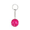 Chaveiro de golfe bola com buraco pingente chaveiro presente bola bola colorida pingente bola decoração de carro luz N cor