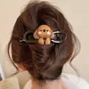 Grampo de Cabelo Vintage Outono/Inverno 2026 Estilo Coreano Clipe Torcido de Cabelo de Alta Qualidade Acessório de Cabelo Simples Elegante Ornamento de Cabelo Versátil para o Dia a Dia