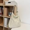 Bolsa de ombro de uso duplo saco de lona retrô de grande capacidade feminino 2023 Mochila de estudante do New College all-match tote bag