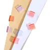 Clip Transparente de Empuje Clip para Tickets Clip para Almacenamiento de Papeles de Examen Clip para Cuenta de Mano Clip de Cola Larga Clip Fijo para Documentos Clip para Billetes Clip de Papelería Venta al por Mayor