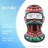 Protetor solar respirável à prova de poeira para o rosto de verão, forro de capacete, capuz de ciclismo com estampa exclusiva e máscara facial de caveira engraçada