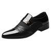 Comercio exterior zapatos nuevos para hombre zapatos de cuero zapatos casuales para hombre zapatos formales de negocios talla grande comercio exterior zapatos de boda entrega de una pieza