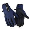 Guantes Transfronterizos de Otoño e Invierno para Hombre Cálidos para Montar de Dedo Completo Antideslizantes para Conducir Pantalla Táctil Deportivos para Exterior Fuga Dos Dedos Guantes de Terciopelo