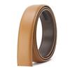 Cinturón de cuero de 2 capas para hombre de 3,5 cm de producto Guan con cuerpo cinturón para hombre hebilla automática sin cabeza fabricantes de cinturones de cuero venta al por mayor