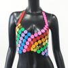 Roupas Femininas Transfronteiriças Amazon Explosão Cor Lantejoula Alça Saia Festival de Música Personalidade Usar Festa Noite Loja Vestido