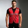 Coletes refletivos para canteiros de obras, projetos de construção chineses, roupas refletivas de segurança, impressão de logotipo personalizado, uniformes de trabalho