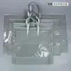 Bolsa de embalaje con cremallera de tela no tejida para textiles del hogar para mantas, cojines e insertos de almohada, bolso de mano transparente en stock con impresión de logotipo