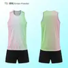 Colete de Treino de Atletismo Feminino Competição de Corrida de Curta Distância Vestuário Esportivo Compra em Grupo Corrida de Maratona Esportes Roupas de Atletismo Número Impresso