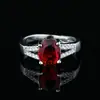 Anillo de Zirconia Multicolor de Cuatro Garras Estilo Vintage para Mujer, Diseño Geométrico Hueco de Gama Alta de Nicho, Anillo Abierto de Moda para el Dedo Índice