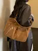 Bolso tote mate de nicho estilo americano para mujer, gran capacidad, retro, versátil, adecuado para el trabajo y los desplazamientos, bolso de hombro Melard, bolso de axila