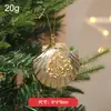 Novos enfeites de árvore de Natal, pingentes de decoração de Natal, decorações de festa, decoração de cena de homem de gengibre de alta qualidade galvanizado