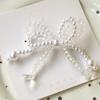 Vintage trançado pérola cristal arco diy brincos acessórios super fada hairpin caso do telefone móvel sorte saco material atacado