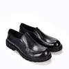 Zapatos Nuevos para Hombre Cabeza Redonda Cabeza Grande Pierna Vestir de Negocios Zapatos Casuales de Piel de Vaca Zapatos de Trabajo Zapatos Británicos de Moda