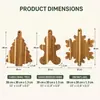 Tabla de cortar de madera decoración navideña plato para servir tabla para picar frutas y verduras se puede colgar tabla para pan bocadillos charcutería bistec