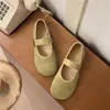 Zapatos Retro Franceses Mary Jane para Mujer 2026 Primavera y Otoño Nuevos Versátiles Suela Suave Cómodos No Cansan los Pies Planos