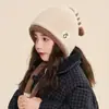 Gorro Infantil Niña Otoño e Invierno Lana Lindo Pingüino Pellizcar y Llamar Gorro Cálido Protección Orejas Bebé Gorro de Punto Pullover