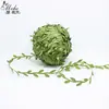 En Stock Guirnalda de Hojas de Seda de 200m Accesorios Decorativos Hoja Verde Hoja de Ratán Guirnalda Artificial DIY Materiales para Iluminación